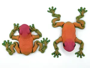 Frog Articulated Flexi 2 x 4mm Magnets NO SUPPORTS