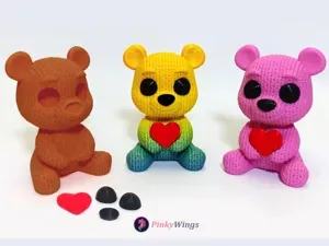 Knitted Love Bear Valentine’s day