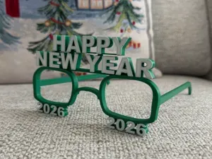 2026 Glasses – No Hardware – New Year’s Eve Party