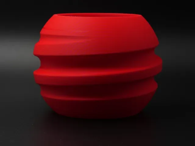 Sammy | Organic Ribbed Planter Vase — Image 10 of 10