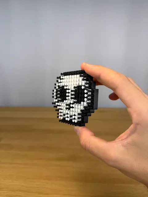 Pin Art Skull Fidget Toy — Image 4 of 4