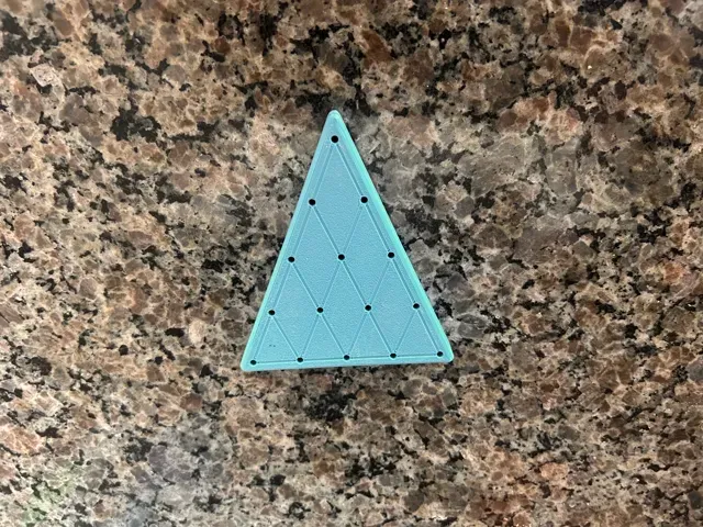 Peg Triangle Game with Storage for Pegs — Фото 4 из 6