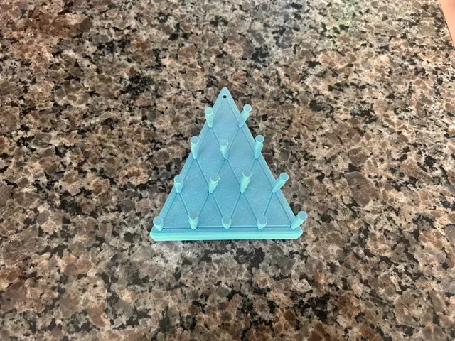Peg Triangle Game with Storage for Pegs — Фото 3 из 6