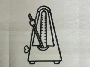 Music Wall Art - #32 Vintage Metronome
