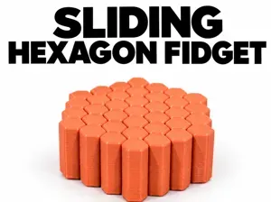 Larger Sliding Hexagon Fidget