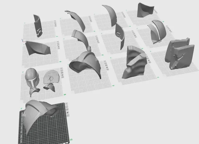 WEARABLE Mandalorian Helmet/Chest/Shoulders Armor — Image 12 of 17