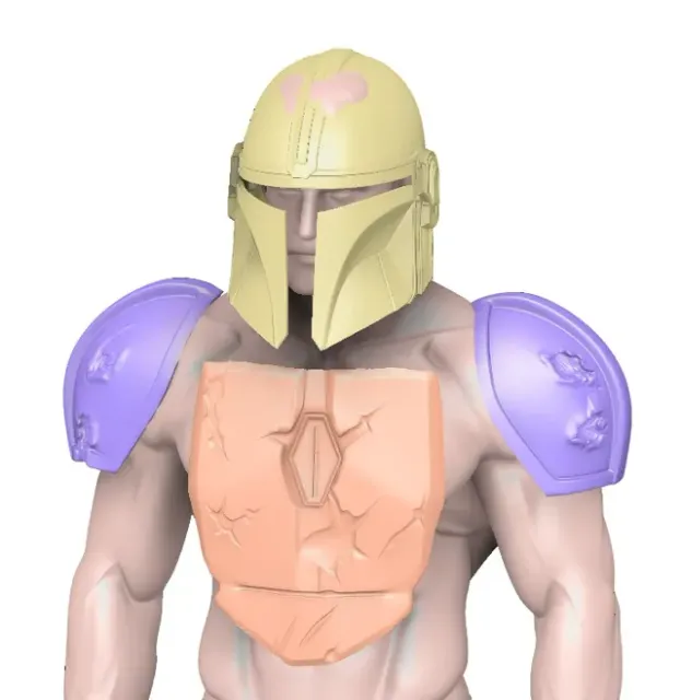 WEARABLE Mandalorian Helmet/Chest/Shoulders Armor — Image 7 of 17