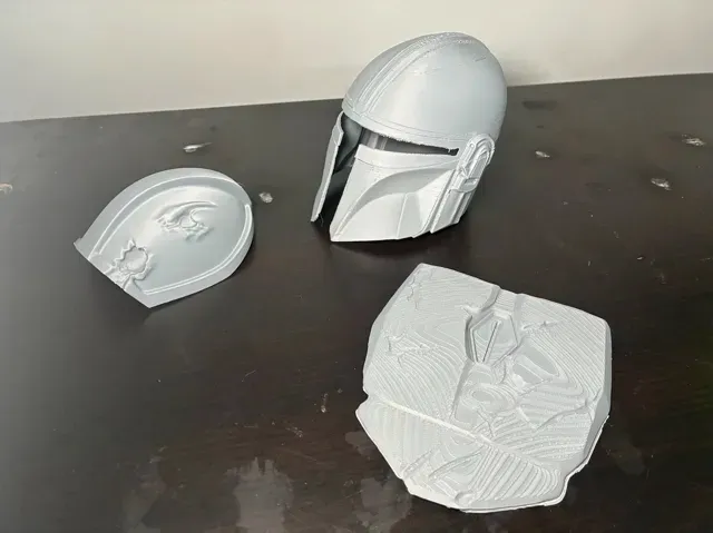 WEARABLE Mandalorian Helmet/Chest/Shoulders Armor — Image 17 of 17