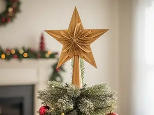 CHRISTMAS TREE STAR TOPPER (NO SUPPORTS)