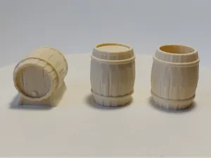 Wooden Barrels Set – For DnD and Fantasy Games