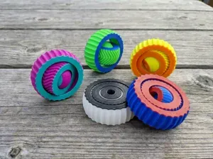 Gyro Fidget Spinner (3 Nested Rings)