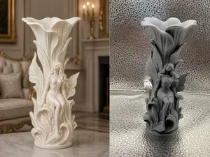 Ethereal Lily Fairy Vase