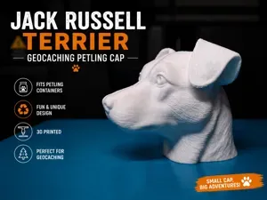 Jack Russell Terrier Geocaching Petling Cap