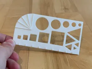 Simple Metric Pocket Stencil