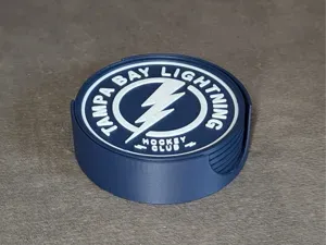 Tampa Bay Lightning 3D stackable Coaster