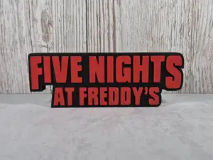 Five Nights at Freddy's Desk Logo | FNAF Desk Sign