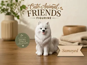 Samoyed Cute Animal Friends Figurine