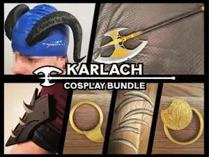 Baldurs Gate 3  Karlach Cosplay Bundle