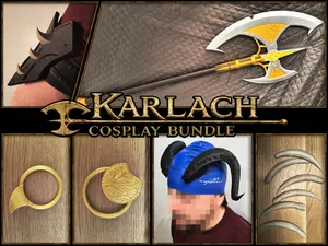 Baldurs Gate 3 Karlach Cosplay Bundle