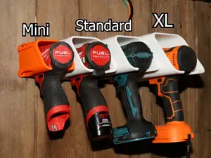 Drill Holder Wall Mount (No Shelf Required)