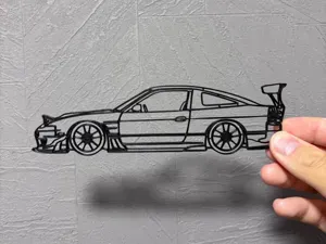 JDM Custom Car Wall Art NISSAN 180SX 240SX