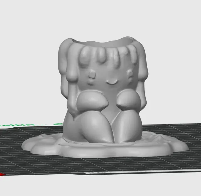 Cute Melting Ice Candle Holder-NO SUPPORTS-Serev3D — Фото 3 из 5