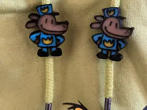 Dog man Drawstring Beads4mm,5mm,6mm and SHOE laces