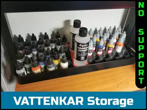 Paint Pot Rack for VATTENKAR storage (IKEA)
