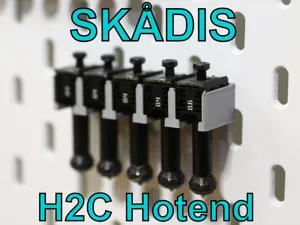 Skadis 5x Bambu H2C Vortek Induction Nozzle Holder