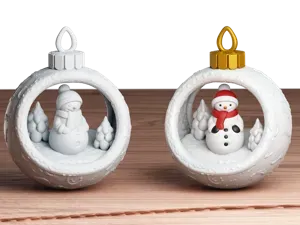 Christmas Bauble SnowMan
