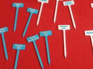 Garden signs - Cedulky na zahradu
