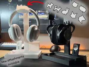 Modular Headphones Stand (with phone stand)