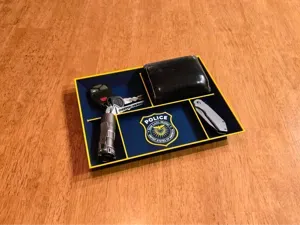 Police-Themed EDC Dump Tray