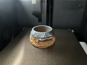 Japanese Garden Planter - Pagoda & Bridge
