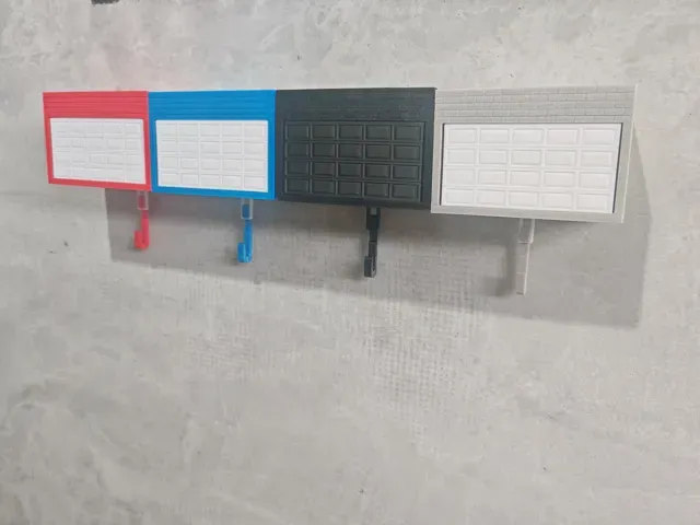 Car Garage Key Holder with Opening Door — Image 6 of 8