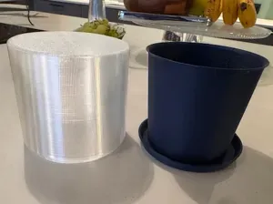 100 mm seedling pot with drip tray & cover glass