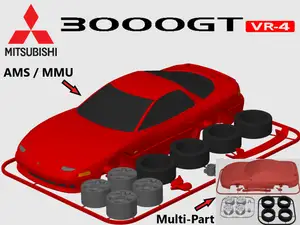 Mitsubishi 3000GT / GTO VR4 Kit Card (1:24 scale)