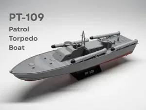 PT-109 Patrol Torpedo Boat Scale Model
