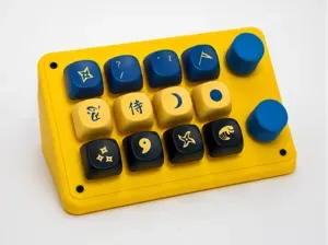 Bluetooth macro pad 3x4 with 2 encoders by Catlove