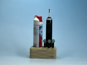 Modern Honeycomb Toothbrush Holder