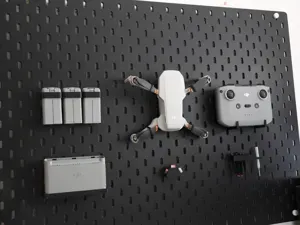 DJI Mini 2 Ikea Skadis Pegboard Display System