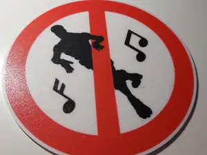 Fortnite, No Emoting Sign, No Dancing, Dont Dance