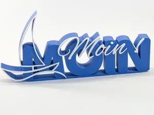 Dekorativer Aufsteller - Moin Moin!