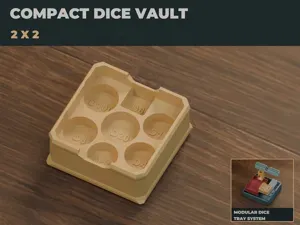 Compact Dice Vault - 2x2