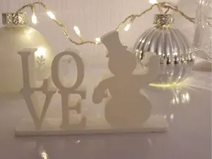 Snowman Themed Love Sign