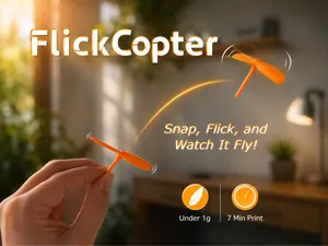 FlickCopter - Ultra-Light Flying Toy