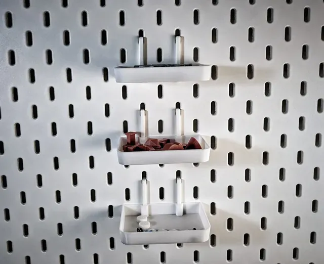 All-Purpose Tray or Dispaly Shelf for Ikea Skadis — Фото 2 из 5