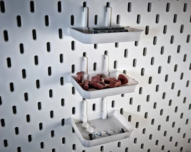 All-Purpose Tray or Dispaly Shelf for Ikea Skadis — Фото 3 из 5
