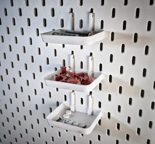 All-Purpose Tray or Dispaly Shelf for Ikea Skadis — Фото 4 из 5