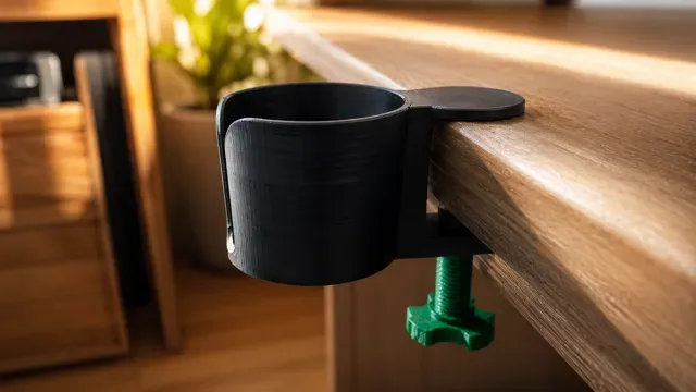 Desk Clamp Cupholder – Holder, 3D Printed — Image 13 of 13